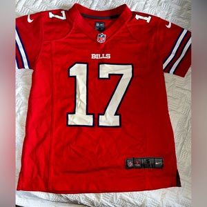 Red NFL Buffalo Bills Josh Allen Children's Small Jersey